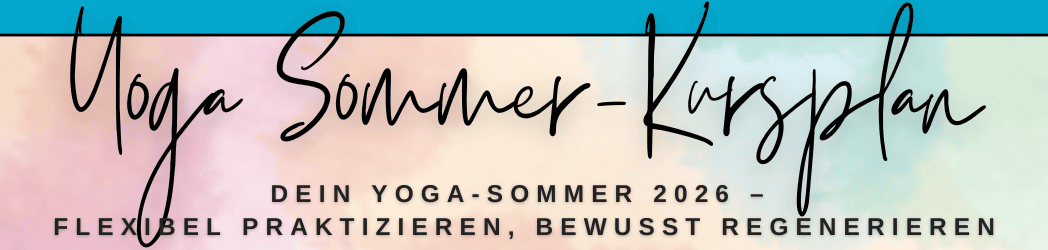 Banner Yoga Sommer-Kursplan