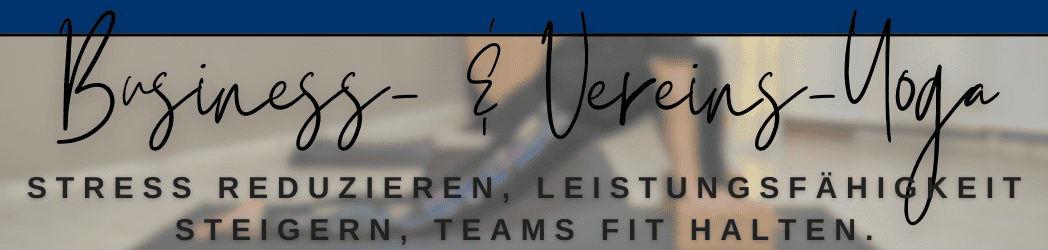 Banner Business- & Vereins-Yoga