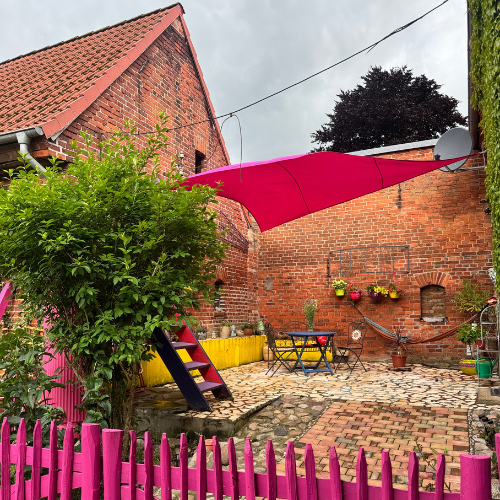 Innenhof des Gästeappartements