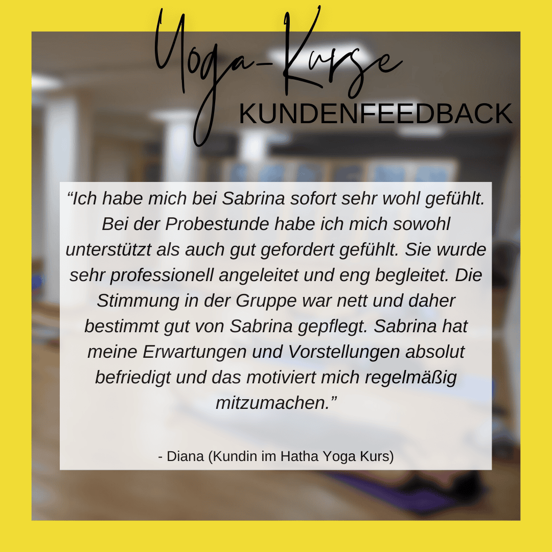 Feedback Hatha Yoga_Diana
