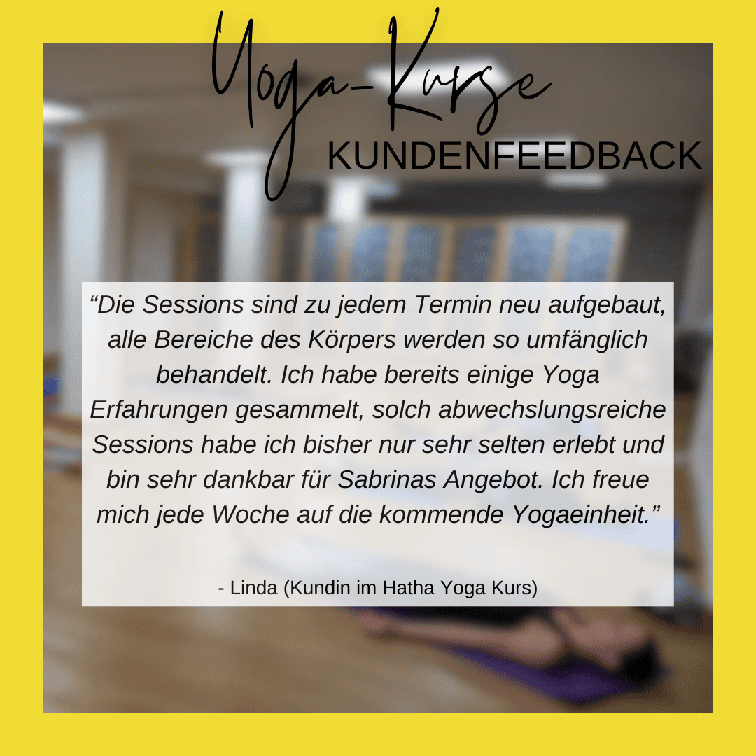 Feedback Hatha Yoga Kurs_Linda