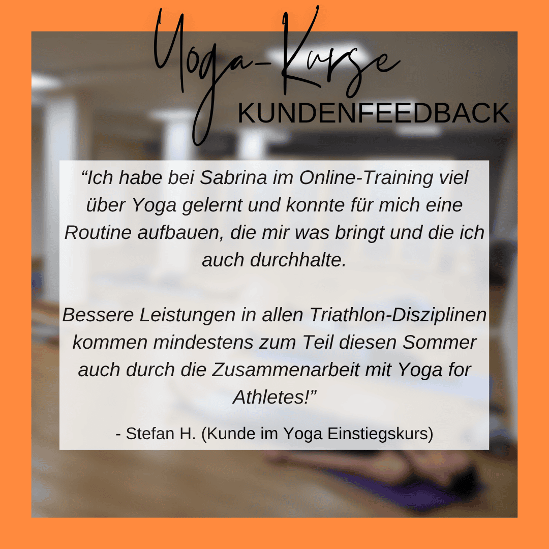 Feedback Stefan H. (Kunde Yoga Einstiegskurs)