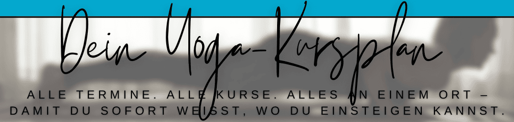 Banner Yoga Kursplan