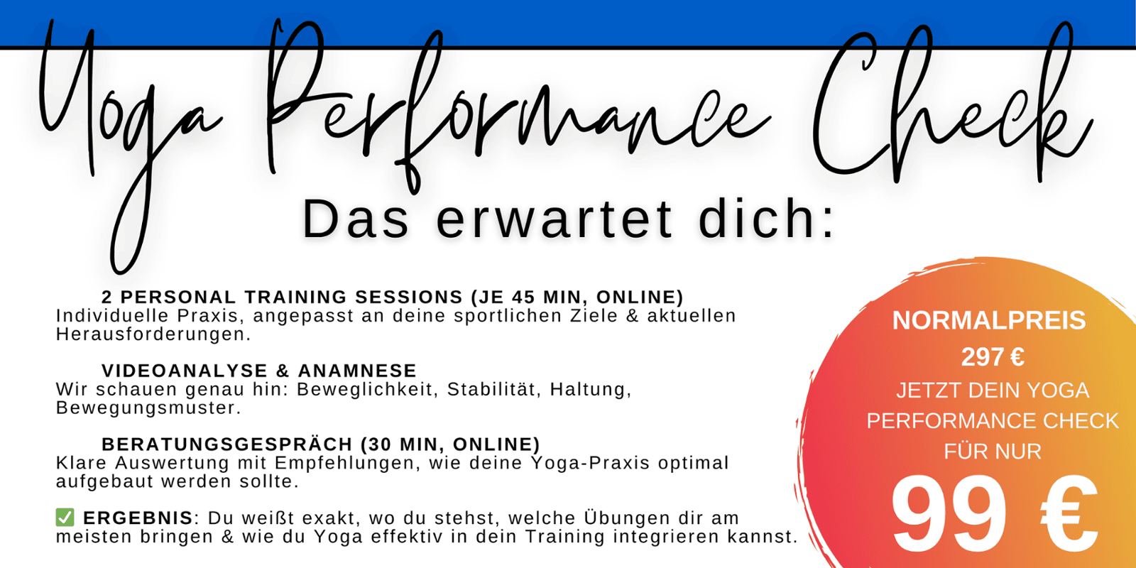 Yoga Performance Check Banner