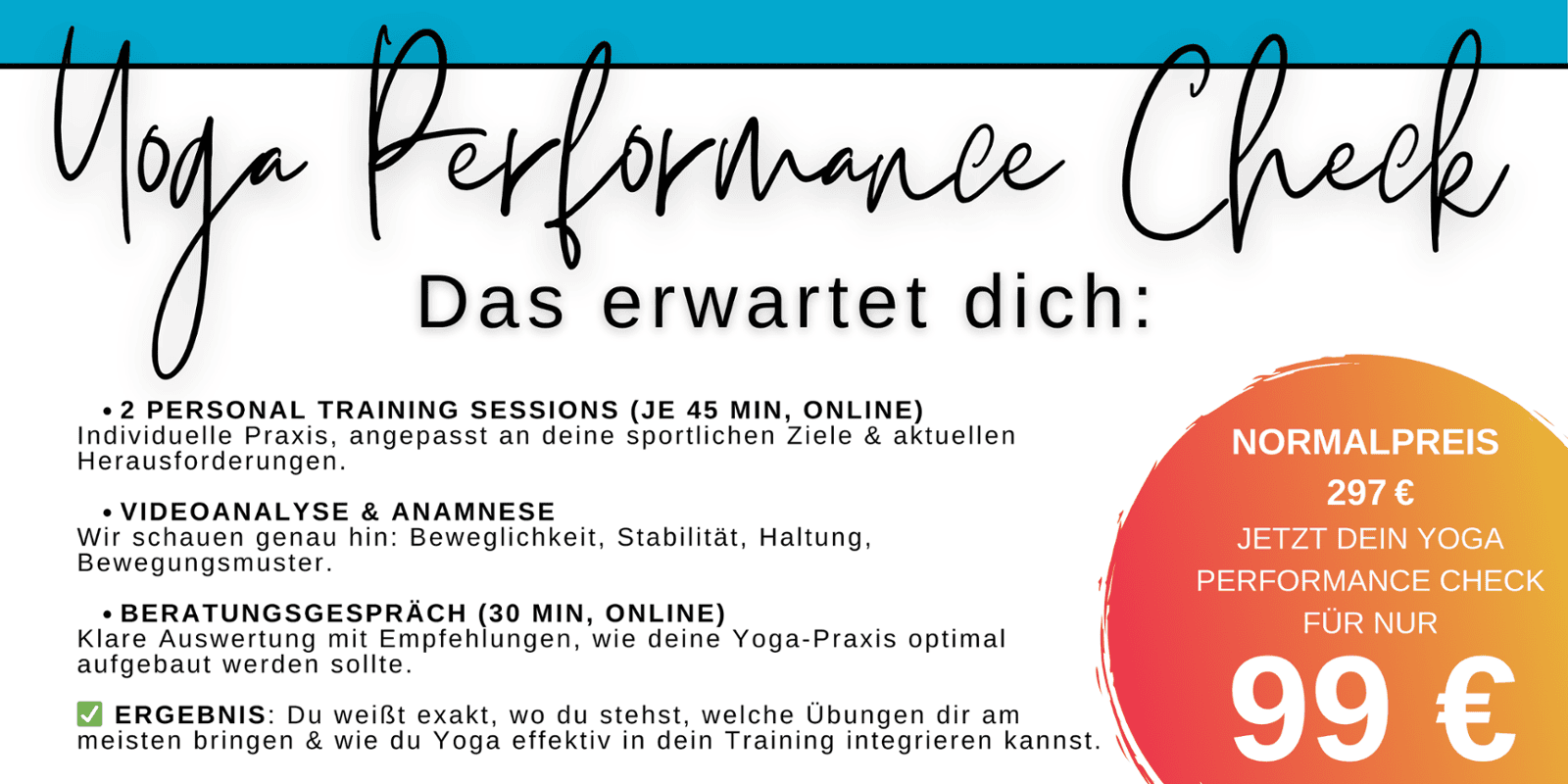 Yoga Performance Check Banner